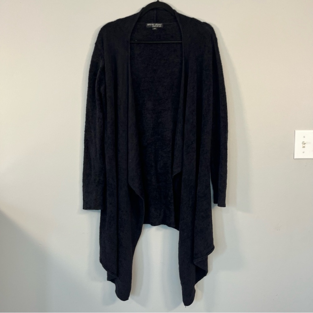 Barefoot Dreams Bamboo Chic Lite
Weekend Long S/M Open Cardigan Black Cozy Soft